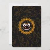 Carte de joyeux anniversaire Cute Krishna - Art de (Dos)