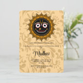 Carte de joyeux anniversaire Cute Krishna - Art de (Debout devant)