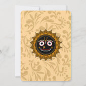 Carte de joyeux anniversaire Cute Krishna - Art de (Dos)