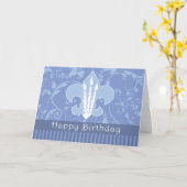 Carte de joyeux anniversaire de BSA (Fleur jaune)