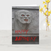 Carte de joyeux anniversaire de caractère (Fleur jaune)