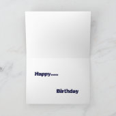 carte de joyeux anniversaire de drapeau de (Intérieur)