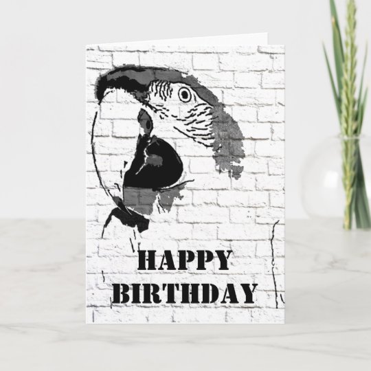 Carte De Joyeux Anniversaire De Graffiti D Ara Zazzle Be Carte De Joyeux Anniversaire De Graffiti D Ara Zazzle Be