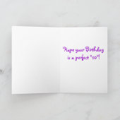 Carte de "joyeux anniversaire" de gymnaste (Intérieur)