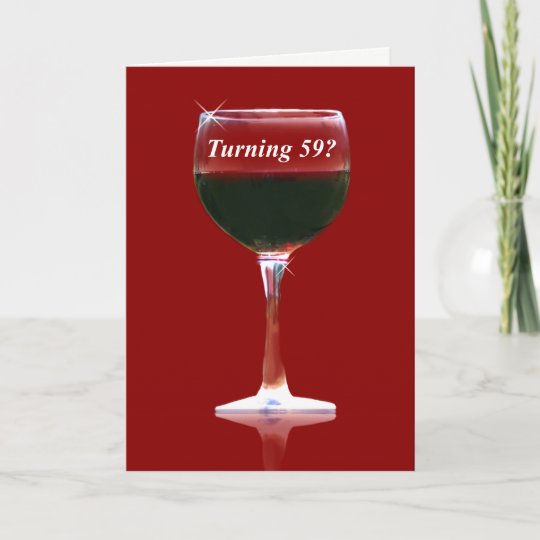 Carte De Joyeux Anniversaire De Vin Rouge Zazzle Be