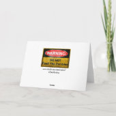 Carte de joyeux anniversaire de zombi (Dos)