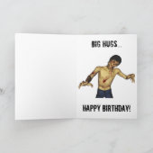 Carte de joyeux anniversaire de zombi (Intérieur)