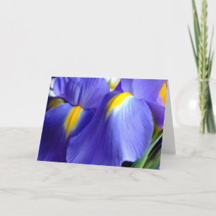 Carte de joyeux anniversaire d'iris