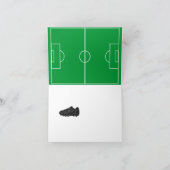 Carte de joyeux anniversaire du football (Intérieur)