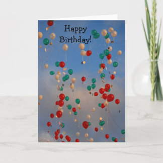 Carte de joyeux anniversaire : La mouche haute, se