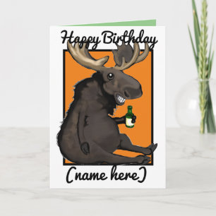 Carte de joyeux anniversaire personnalisée avec un