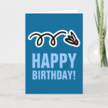 Carte de joyeux anniversaire pour le joueur et le<br><div class="desc">Carte de joyeux anniversaire pour le joueur,  l'entraîneur et le fan de badminton. Folâtre la carte de voeux.</div>