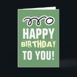 Carte de joyeux anniversaire pour le joueur et le<br><div class="desc">Carte de joyeux anniversaire pour le joueur et le fan de ping-pong</div>