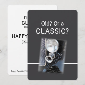 Carte de joyeux anniversaire vintage ou classique 