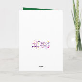 Carte de Joyeux jours fériés de l'enseignant de da (Dos)