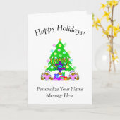 Carte de Joyeux Joyeux Joyeux Interconfessionnels (Fleur jaune)