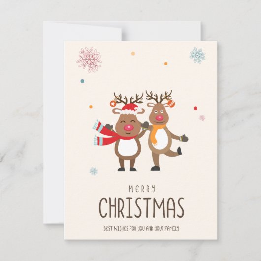 Carte de Joyeux Noël (Devant)