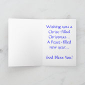 Carte de Joyeux Noël (Intérieur)