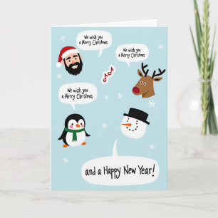 Carte de Joyeux Noël