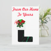 Carte de Joyeux Noël (Debout devant)