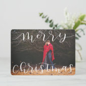 Carte de Joyeux Noël (Debout devant)