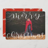 Carte de Joyeux Noël (Devant / Derrière)