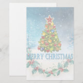 Carte de Joyeux Noël (Devant / Derrière)