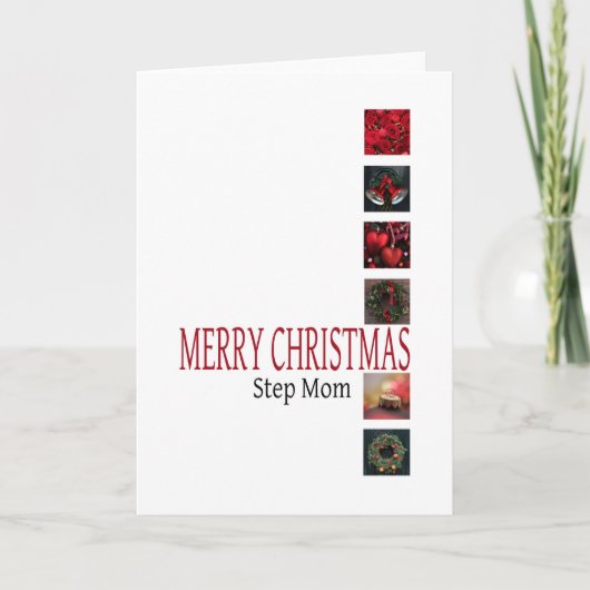 carte de Joyeux Noël de maman d'étape (Devant)