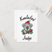 Carte de juge koalafied (Devant/Arrière en situation)