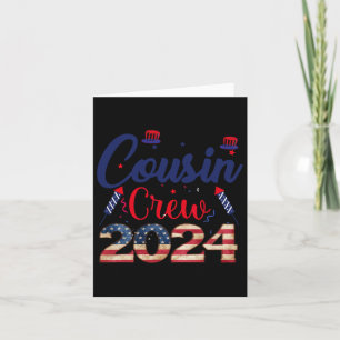 Carte De Juillet Equipe Cousin Pour Enfants Jeunes Jeune