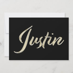 Carte de Justin White Gold