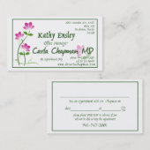 Carte de Kathy (Devant / Derrière)