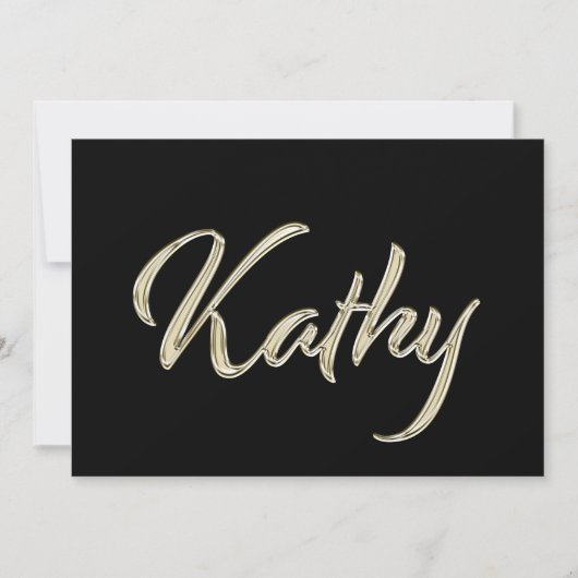 Carte de Kathy white gold (Devant)