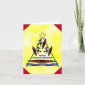 Carte de kayak de vacances de Noël (Devant)