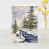 Carte de Kees de neige (Fleur jaune)