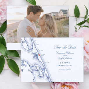 Carte de Kill Devil Hills NC pour mariage Navy Out