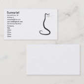 Carte de Kitty (Devant / Derrière)