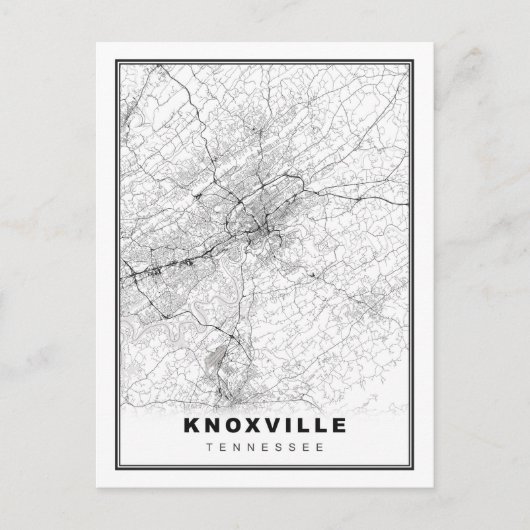 Carte de Knoxville (Devant)