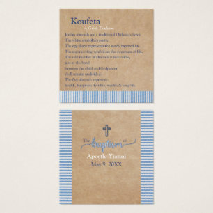 Carte de Koufeta d'apôtre