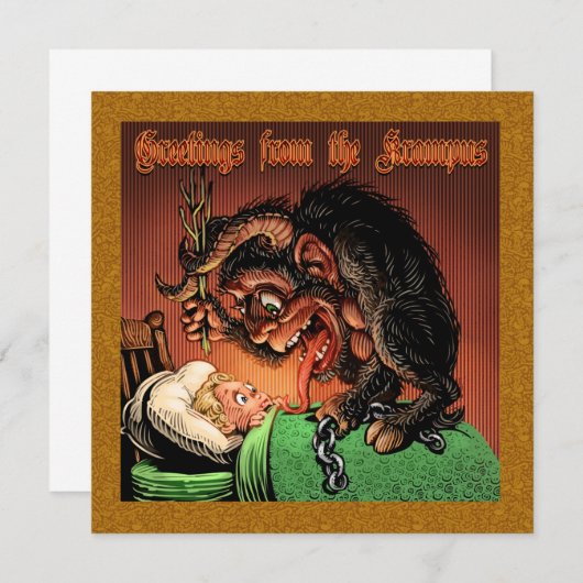 Carte de Krampus (Devant / Derrière)