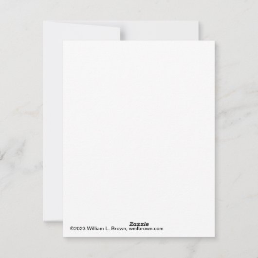 Carte de Krampus "méchant" (Dos)