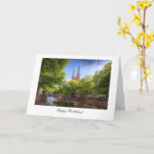 Carte De Krijtberg, Amsterdam - Joyeux anniversaire (Fleur jaune)