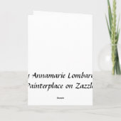 Carte de Kwanzaa (Dos)