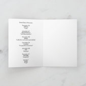 Carte de Kwanzaa "de majesté africaine" (Intérieur)