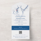 Carte de la baie Annapolis MD Chesapeake Élégante  (À l'intérieur)