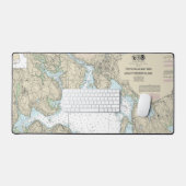 Carte de la baie Frenchman et de l'île Mount Deser (Clavier et souris)