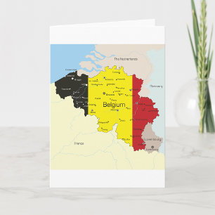 Carte De La Belgique Cartes De Voeux
