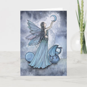 Carte de la Belle Fée Dragon Bleue par Molly Harri
