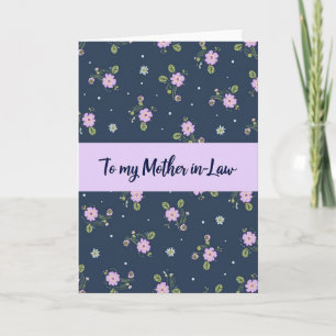 Carte de la Belle-Mère à la Lavande