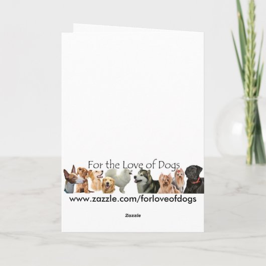 Carte De la Border Collie (Dos)